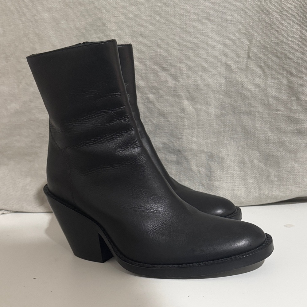 Ann Demeulemeester Black Heeled Boots
